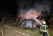 Požar na napuštenom objektu – intervenirali vatrogasci Javne vatrogasne postrojbe Grada Čazme i DVD-a Cerina