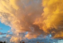 PREKRASNI PRIZORI: Iznad Čazme sunce i oblaci stvorili poseban ugođaj