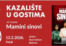 U bjelovarski Dom kulture stiže predstava “Mamini sinovi”