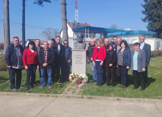 Obilježena obljetnica Mađarske revolucije: položeni vijenci na spomenik Károlyju Kneziću