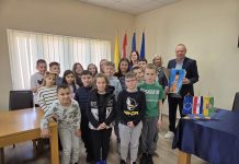 Učenici trećeg razreda OŠ Rovišće u posjetu Općini Rovišće