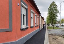 Saniran nogostup u Radićevoj ulici u Daruvaru