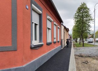 Saniran nogostup u Radićevoj ulici u Daruvaru