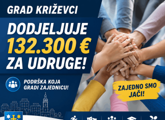 Grad Križevci dodijelio udrugama 132.300,00 eura za provedbu 40 projekta/programa