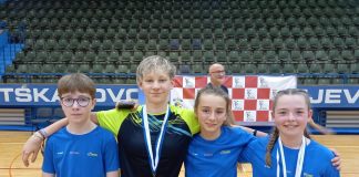 Bjelovarski badmintonaši osvojili tri zlata i dva srebra u Osijeku