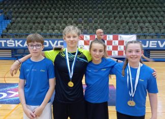 Bjelovarski badmintonaši osvojili tri zlata i dva srebra u Osijeku