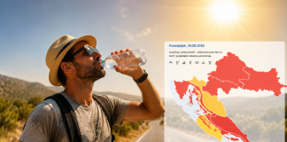 Toplinski val doseže vrhunac: Temperature do 39 stupnjeva, potom stiže nagla promjena