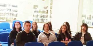 Grubišnopoljski srednjoškolci u posjetu braniteljskoj udruzi Bilogora ’91