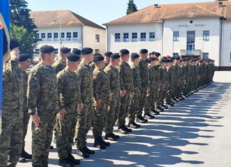 Iz Bjelovara na istočno krilo NATO-a – ispraćen 7. hrvatski kontingent