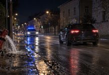 Bježao policiji ulicama Bjelovara, udario u hidrant pa nastavio vožnju