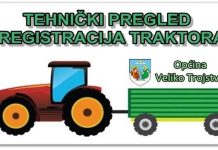 Idućeg tjedna u Velikom Trojstvu provodit će se tehnički pregledi traktora
