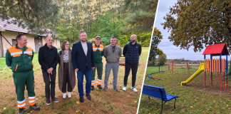U Klokočevcu obnovljena tri dječja igrališta, Brajdić najavio gradnju nogostupa iduće godine